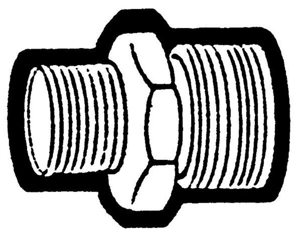 Holyoke Fittings Male Garden Hose to Male Pipe Adapter 