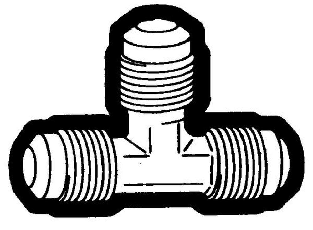 Holyoke Fittings OD Tube Brass Flared Union Tee 