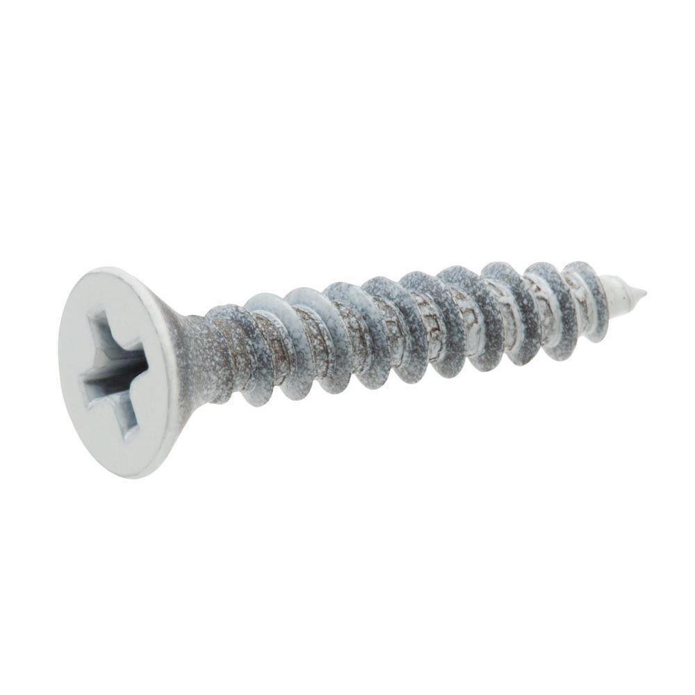 Acorn Fasteners Zinc Flat Head Wood Screws in Zinc 