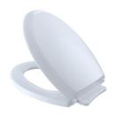 Elongated Closed Front Toilet Seat with Cover in Cotton