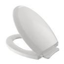 Elongated Closed Front Toilet Seat with Cover in Colonial White