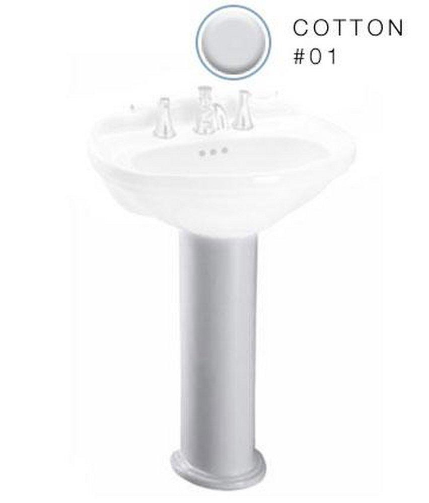 TOTO Cotton Pedestal Sink Base Bathroom Sink 
