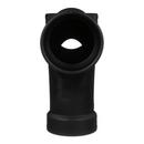 Black ABS DWV Double Fixture Tee 