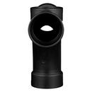 Black ABS DWV Double Fixture Tee 