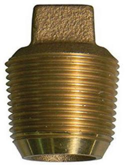 1 in. CC Brass Plug