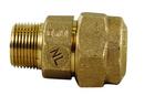 3/4 in. Compression x MNPT Brass Coupling