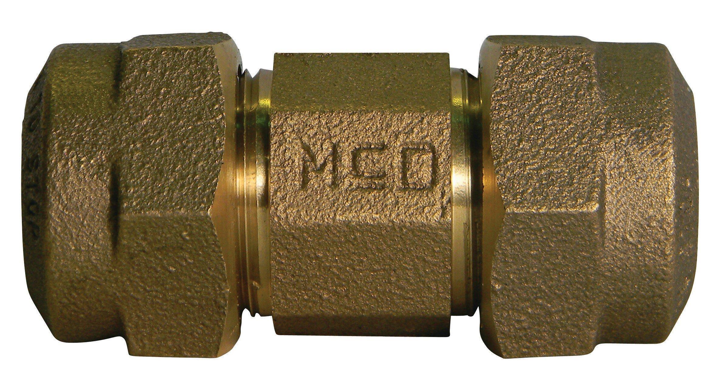 A.Y. McDonald Compression Brass Coupling 