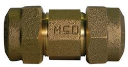 3/4 in. Compression Brass Coupling