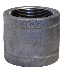 1 x 1-11/16 in. Threaded 150# Domestic Galvanized Malleable Iron Coupling