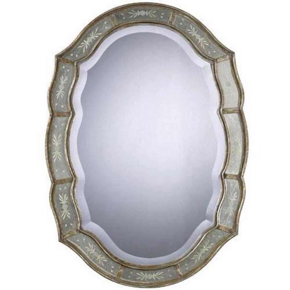 Uttermost Company Antique Gold Leaf Mirror 