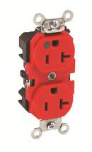 20A 125V Straight Blade Slim Receptacle in Red