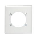 4-1/2 in. 2-Gang Wall Plate in White
