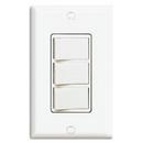 LEVITON White 15A 120V 1-Pole Combination Switch 