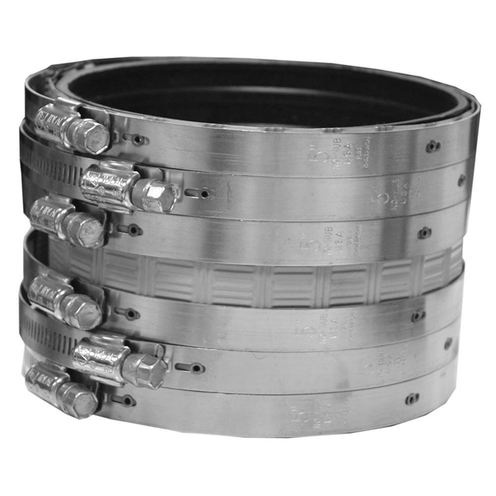 Jones Stephens No-Hub Heavy Duty Stainless Steel Coupling 