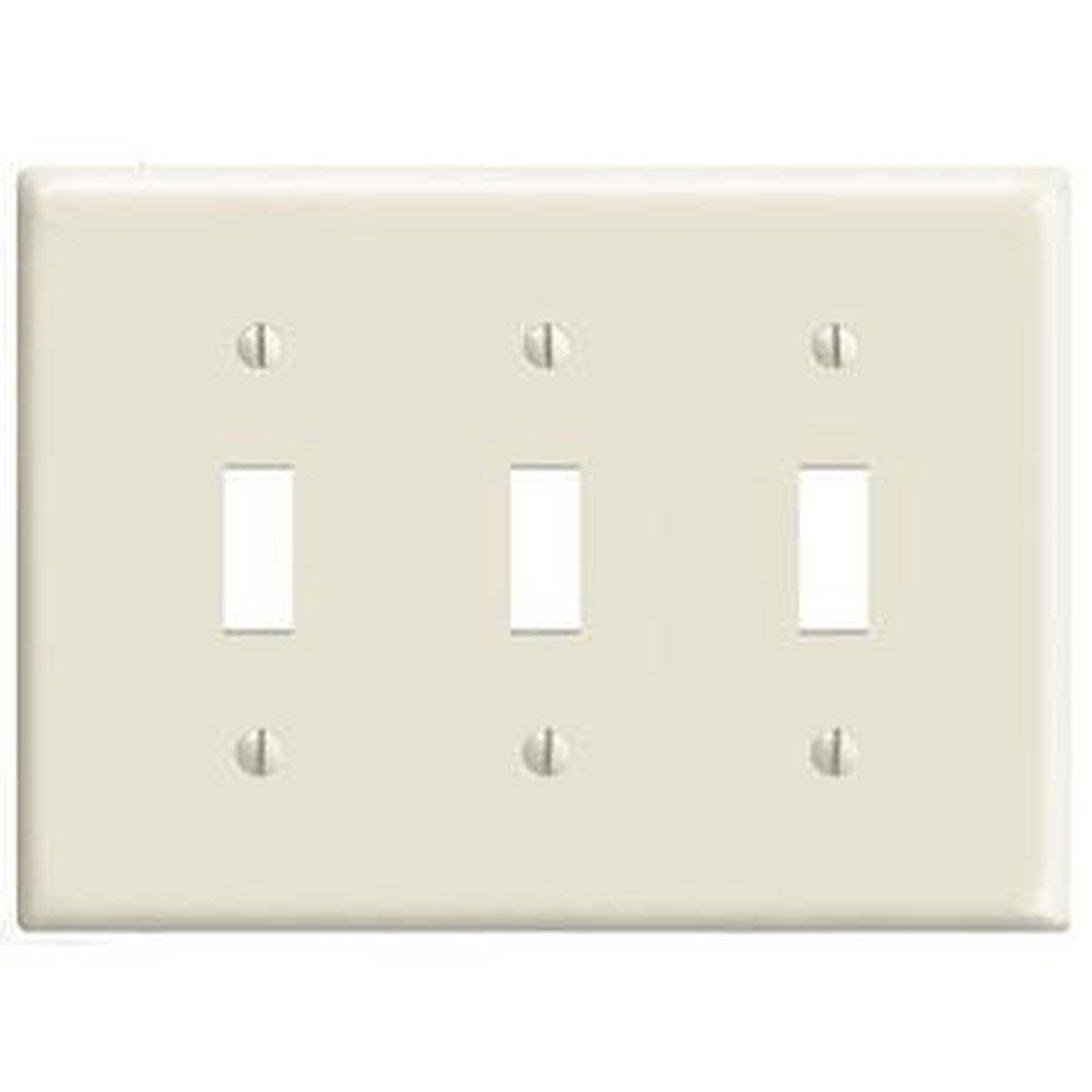 LEVITON Ivory 6-3/4 in. Plastic Wall Plate 