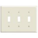 LEVITON Ivory 6-3/4 in. Plastic Wall Plate 