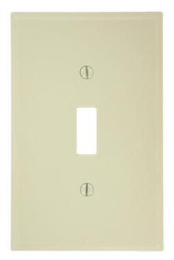1-Gang Toggle Switch Wall Plate Midway Ivory