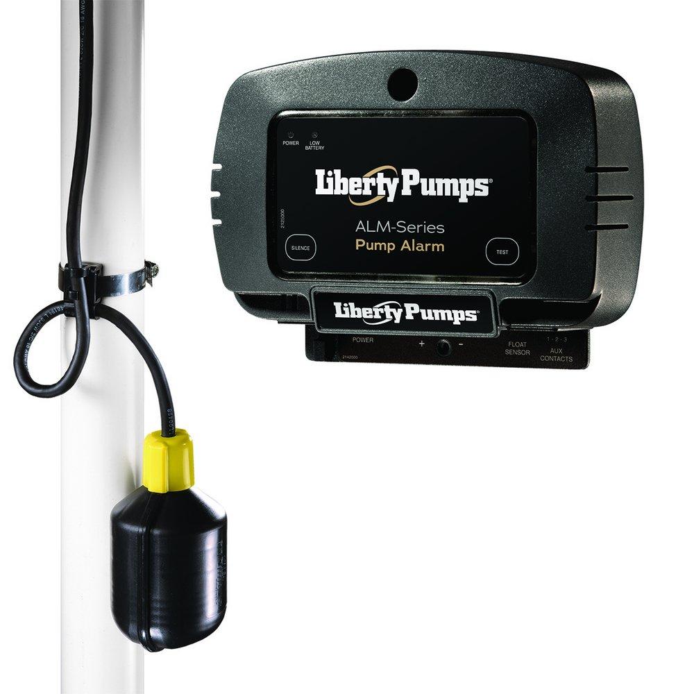 Liberty Pumps Black High Liquid Level Alarm with Wide Angle Float 