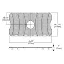 Elkay Polished Stainless Steel 14-13/16 in. Bottom Sink Grid 