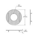Elkay Polished Stainless Steel Bottom Grid for 12 x 12 in. Bowl 