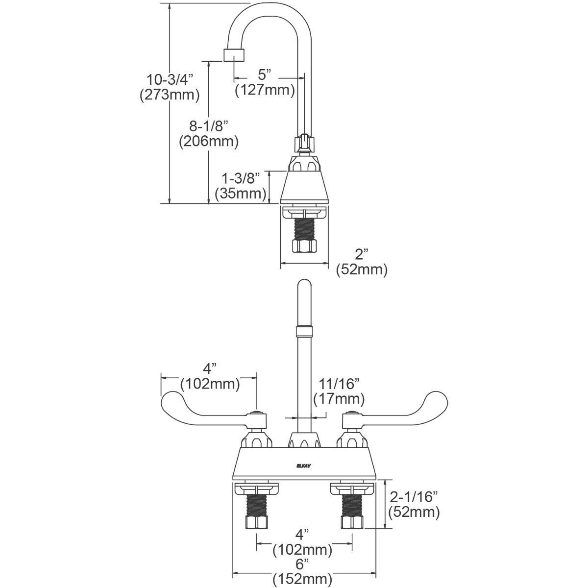 Elkay Lustertone 30-3/4 x 18-1/2 in. No Hole Stainless Steel Double Bowl Undermount Kitchen Sink 