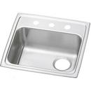 Elkay Brushed Satin 19-1/2 x 19 in. Stainless Steel Single Bowl Drop-in Kitchen Sink in Brushed Satin 