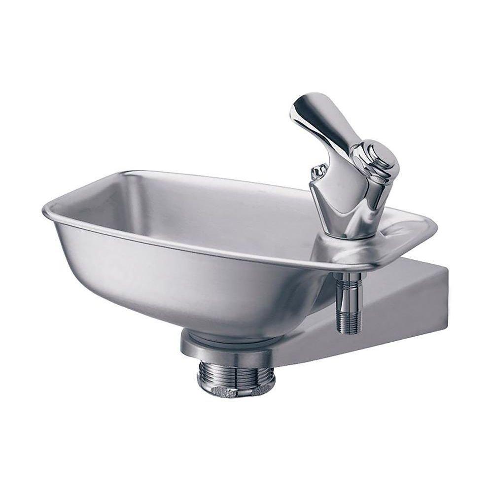 Elkay Satin Wall-Mount Basket Drinking Fountain 