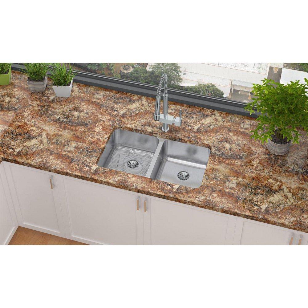 Elkay Polished Stainless Steel 15 x 12-1/2 in. Wavy Wire Bottom Grid 