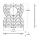 Elkay Polished Stainless Steel 15 x 12-1/2 in. Wavy Wire Bottom Grid 