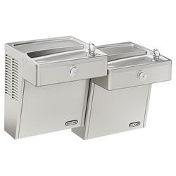 2-Level Vandal-Resistant Wall Mount ADA Cooler in Stainless Steel