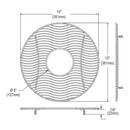 Elkay Stainless Steel 15 in. Wavy Wire Bottom Grid 