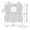 Elkay Stainless Steel 1 in. Wavy Wire Bottom Grid Sink Rack 