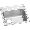 19-1/2 x 19 in. 1 Hole Stainless Steel Single Bowl Drop-in Kitchen Sink in Brushed Satin