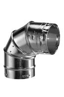 10 in. Stainless Steel Gas Vent Adjustable Elbow