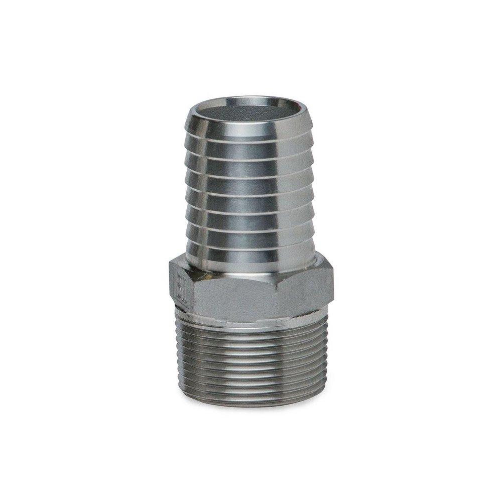 Boshart Industries MPT x Barbed Reducing 304 Stainless Steel Adapter 
