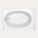 Hydro Systems White 60 x 36 in. Soaker Drop-In Bathtub with Left Drain 