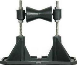 6 x 5 in. Stainless Steel and Plastic Pipe Support