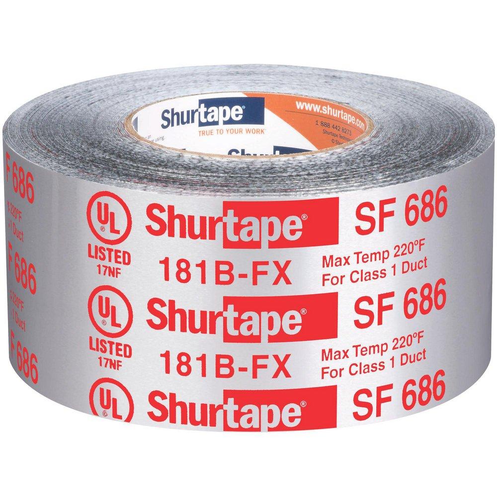 Shurtape Silver 3 in. Silver Aluminum Foil Tape 