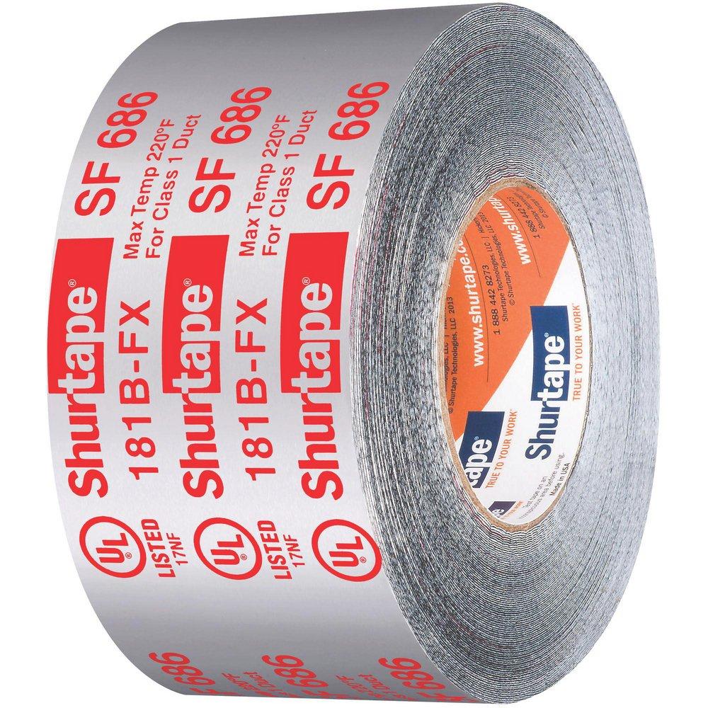 Shurtape Silver 3 in. Silver Aluminum Foil Tape 