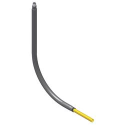 3/4 in. MPT x Plain End Plastic and Steel Riser