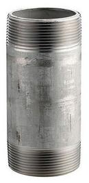 1/2 x 2 in. MNPT Schedule 40 Threaded Both End 304L Stainless Steel Weld Nipple