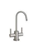 Two Handle Lever Handle Water Filter Faucet in Stainless Steel