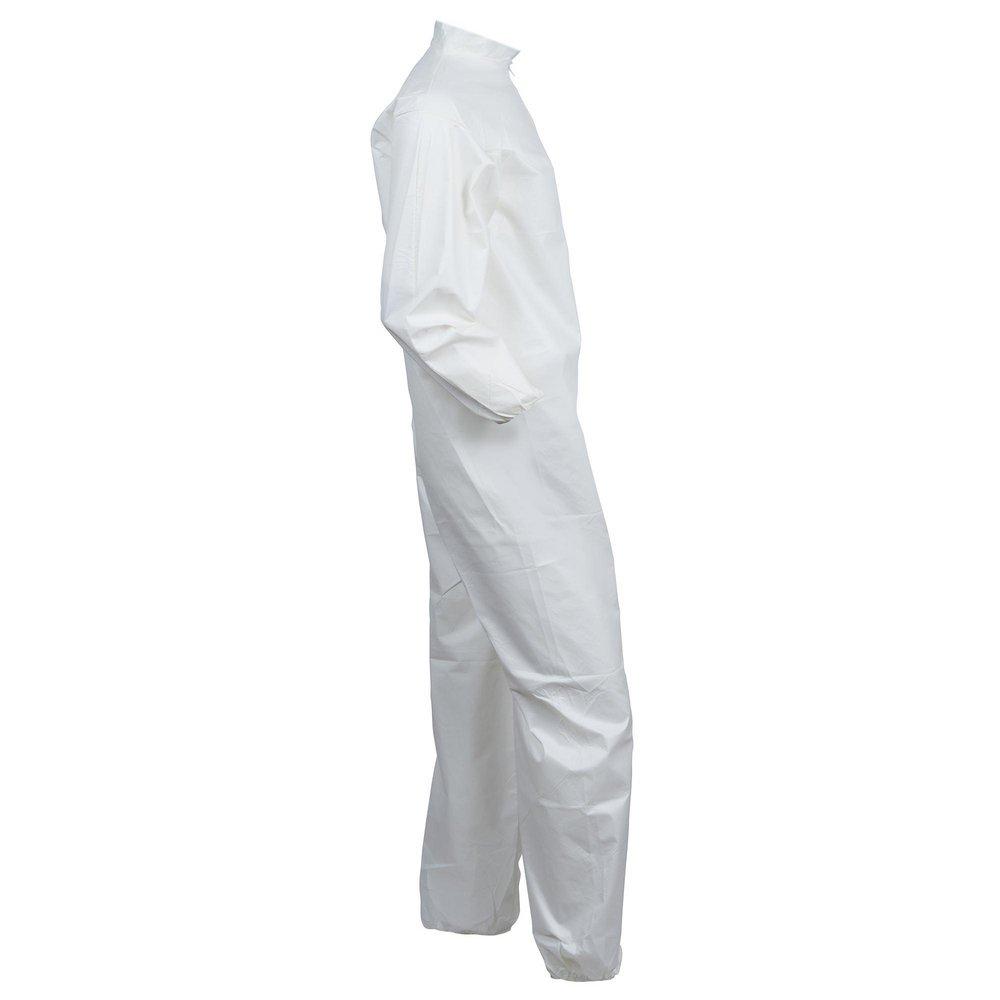 KleenGuard™ White Microporous Film Laminate Coverall in White 