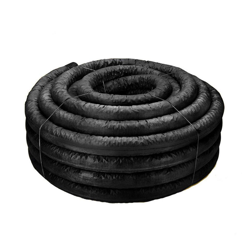 ADS&reg; Black 4 in. Plain End Plastic Drainage Pipe 