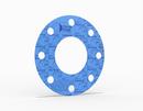 BLUE-GARD® Style 3000 Full Face Gasket, Aramid Fiber with Nitrile Binder(NBR) Nitrile(NBR), 6 in. ASME B16.5 Class 150, 0.125 in. Thick, 8 Bolt Holes