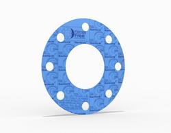 Full Face Gasket, Aramid Fiber with Nitrile Binder(NBR) Nitrile(NBR), 8 in. ASME B16.5 Class 150, 0.125 in. Thick, 8 Bolt Holes