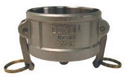 6 in. Grooved Stainless Steel Dust Cap