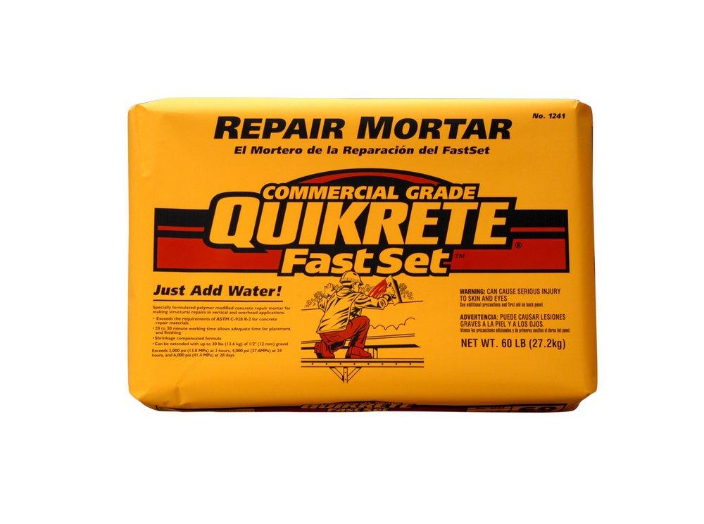 QUIKRETE&reg; Grey 60# FASTSET Replacement MORTAR 