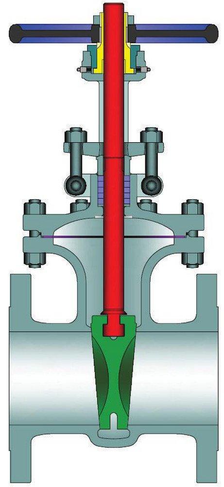 Powell Valves Stainless Steel Flanged Gate Valve 