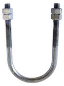 1-1/2 x 3/8 in. Galvanized Standard Carbon Steel U- Bolt With Nut